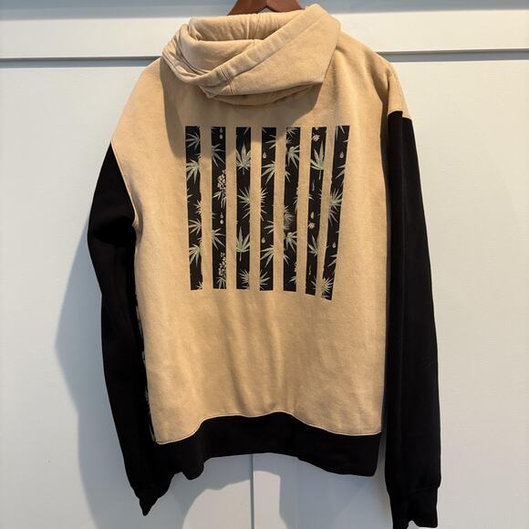 Defend Brooklyn X Marley Family Hoodie Men Large Leaf Print Colorblock - Picture 7 of 11